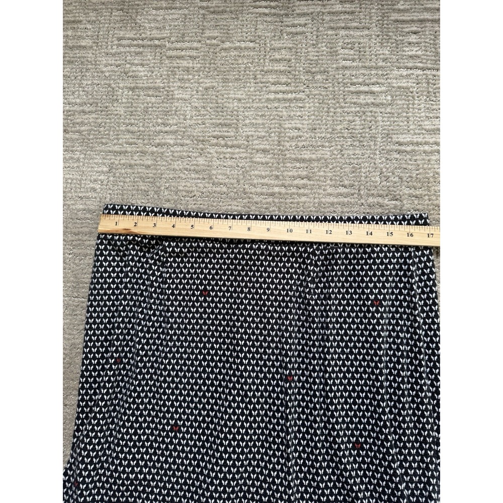 J Jill Wearever Collection Knit Skirt Women's Large Black Pull-On Stretch Career - Picture 3 of 7